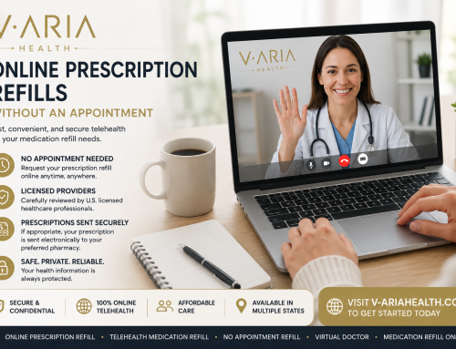 Online Prescription Refills Without an Appointment: Get Your Medication Refilled Through V.ARIA Health
